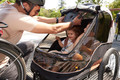 Bobike Trailer Multifunctional Bicycle Trailer & Stroller Moobe 2in1, grey