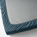 DVALA Fitted sheet, blue, Super king