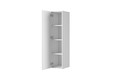 Bathroom Wall-mounted High Cabinet MDF Nicole 140cm, matt white