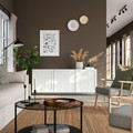 BESTÅ Wall-mounted cabinet combination, white/Pipmakare white, 180x42x64 cm