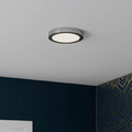GoodHome LED Ceiling Lamp Aius 1200lm 21 cm, nickel