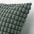 SVARTPOPPEL Cushion cover, grey-green, 50x50 cm