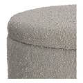Stool with Storage L Neely, light grey