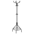 NIPÅSEN Hat and coat stand, black, 181 cm