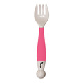 Bo Jungle B-Bendable Spoon and Fork Pink 1 set