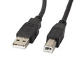 Lanberg USB Cable 2.0 AM-BM 1.8M Ferrite, black