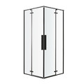 GoodHome Shower Enclosure Ezili 80 x 80 cm, black/transparent
