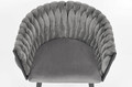Glamour Braided Chair ROSA, grey