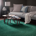 TÅGSPÅR Rug, high pile, green, 200x300 cm