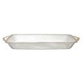 Tray Mirage 41cm, gold rim, plastic
