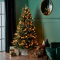 Christmas Lights 240 LED, balls, warm white, in-/outdoor