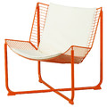 SKÅLBODA Armchair, orange/Ransta beige