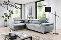 Corner Sofa-Bed Left Annabelle Monolith 84, grey