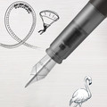 Parker Fountain Pen Vector XL, black