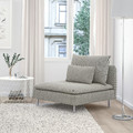 SÖDERHAMN 1-seat section, Viarp beige/brown