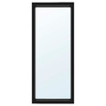 SANDTORG Mirror, black, 75x180 cm