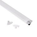 Polux LED Profile, corner, 2m, satin