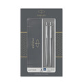 Parker Gift Set Jotter Steel CT - Mechanical Pencil & Ballpoint Pen