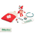 LILLIPUTIENS Doctor's Bag with Cuddly Toy and 6 Accessories Alice the Fox 18m+