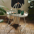 MÅBÄRSSKÄR Coffee table, outdoor indoor/white, 61x41 cm