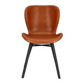 Chair Batilda Retro, brandy/black