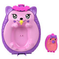 Polly Pocket Hedgehog Mom & Baby Purse Playset JBJ91 4+