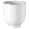 DRÖMSK Plant pot, white, 15 cm