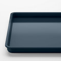 KUGGIS Lid, black-blue, 18x26 cm