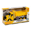 Tipper Truck with Light & Sound, yellow, 3+
