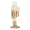 Nutcracker Christmas Decoration William 2 25cm, white