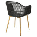 Chair Becker, black/natural