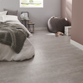 GoodHome Vinyl Flooring 30.5 x 61 cm, light grey, 1.30 sqm, Pack of 7