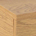 Wall-mounted Bedside Table Ashlan II, oak