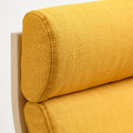 POÄNG Armchair, birch veneer/Skiftebo yellow