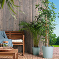 VITLÖK Plant pot, in/outdoor light grey-blue, 32 cm