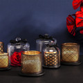 Scented Candle in a Glass Shade Ambre