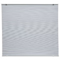 HORNVALLMO Block-out pleated blind, white/top-down bottom-up, 60x130 cm