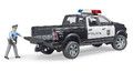 Bruder RAM 2500 Police Pick-up Truck with Police Officer 4+