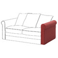 GRÖNLID Cover for armrest, Tallmyra light red