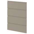 METOD 4 fronts for dishwasher, Upplöv matt dark beige, 60 cm