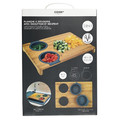 Bamboo Chopping Board with Silicone Containers