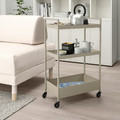 NISSAFORS Trolley, beige, 50.5x30x83 cm