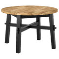SKOGSTA Dining table, acacia/black, 120 cm