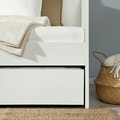 VIHALS Trundle bed, white, 80x200 cm