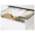 MAXIMERA Drawer, low, white, 40x37 cm