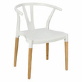 Chair Wicker PP Simplet, white