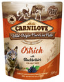 Carnilove Dog Ostrich & Blackberries Wild-Origin Pieces in Pate 300g