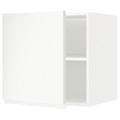 METOD Top cabinet for fridge/freezer, white/Voxtorp matt white, 60x60 cm