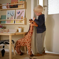 SANDLÖPARE Soft toy, giraffe/brown, 70 cm