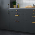 KALERUM Handle, brass-colour, 138 mm
